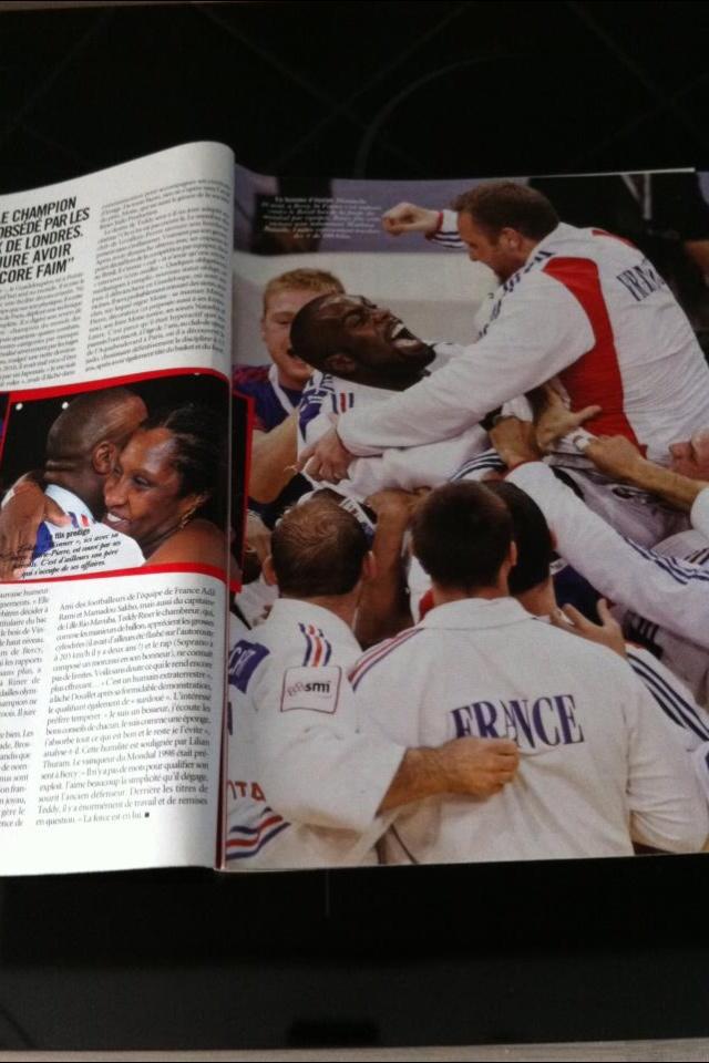 Matthieu Bataille et Teddy Riner