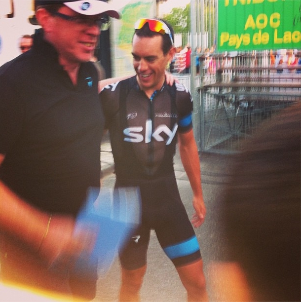 Richie #Porte vainqueur du Critérium de #Lacq 2013. #cyclisme #cycling #sky #teamsky