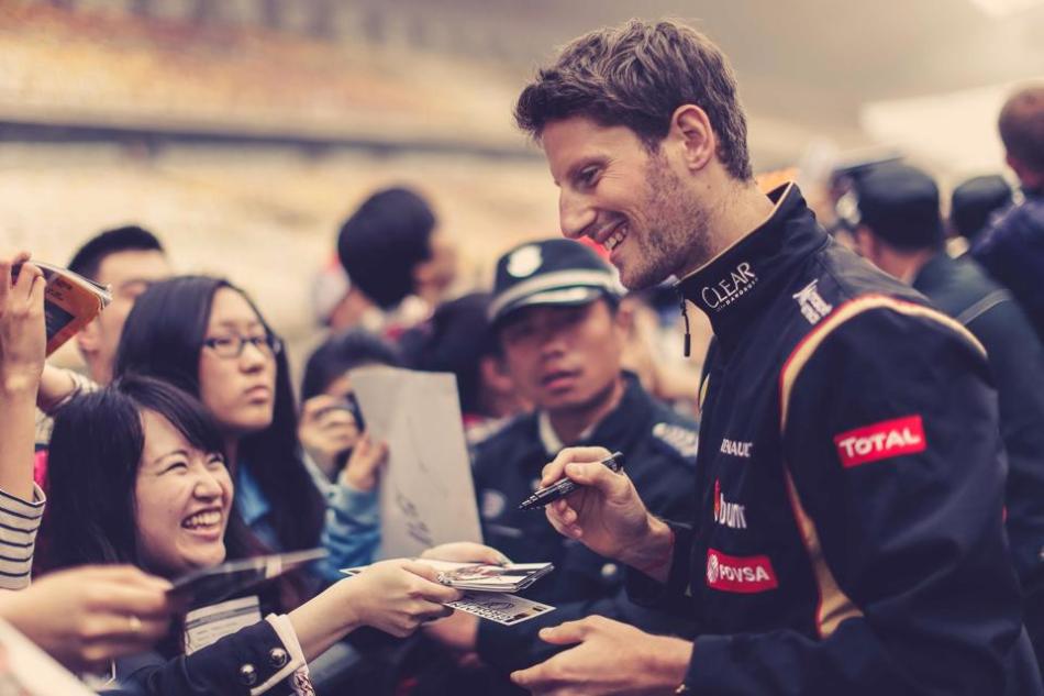 Culture Sport Romain Grosjean supporters