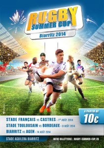 Culture Sport affiche Rugby Summer Cup