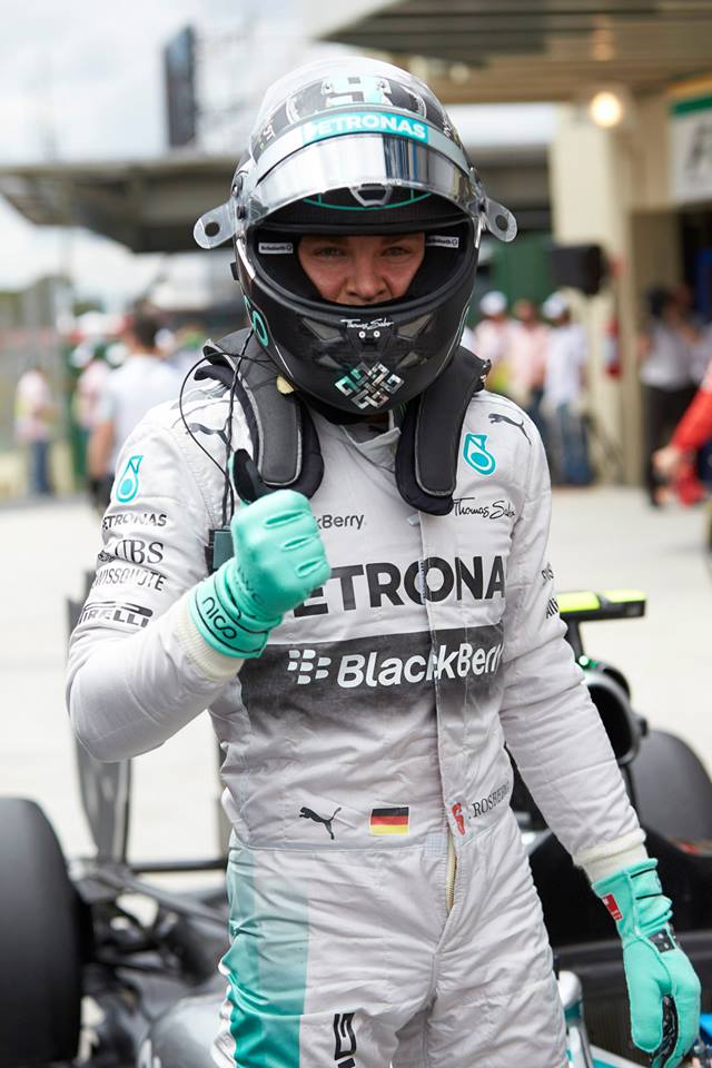 N.Rosberg tout sourire