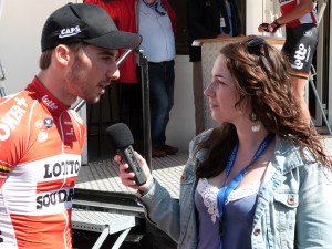 Boris Vallée et notre journaliste Laura Gilboux.