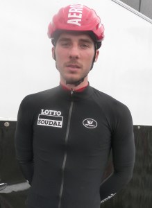 Boris Vallée (Lotto-Soudal) au départ de Waterloo.