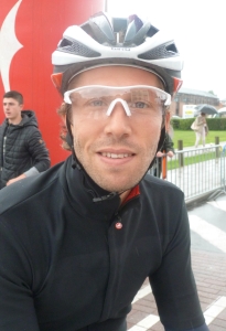 Jonas Van Genechten (IAM Cycling) au départ de Waterloo.