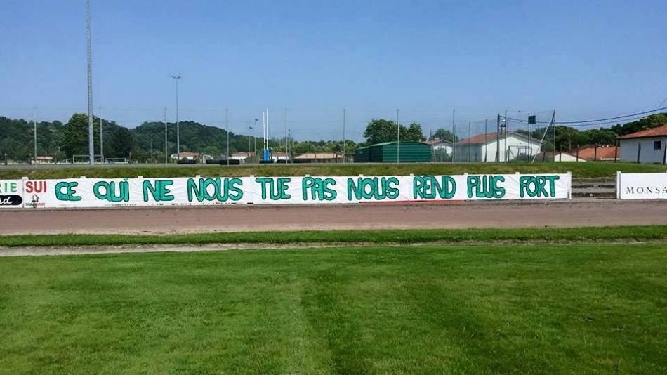 cultureSPORT Peyrehorade supporters banderole